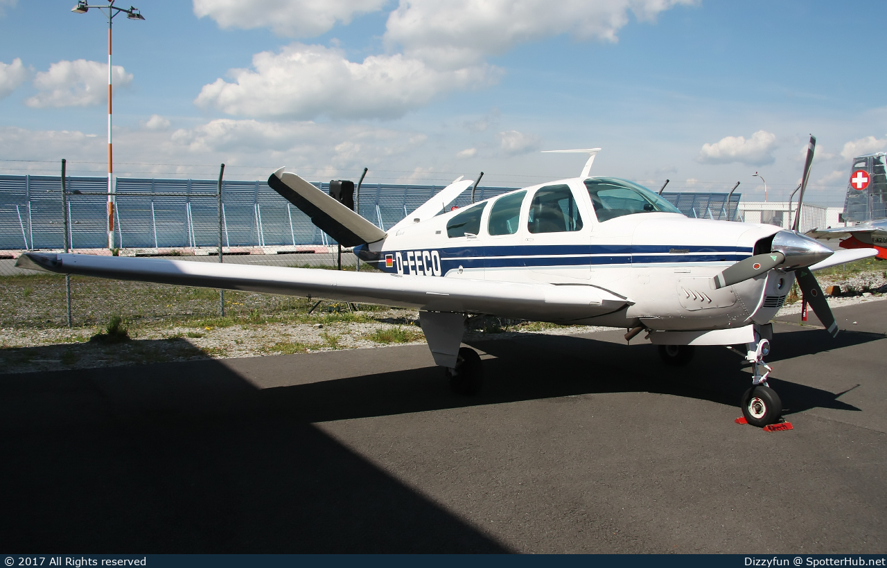 Photo of D-EECO - Beechcraft V35B Bonanza operated by Private