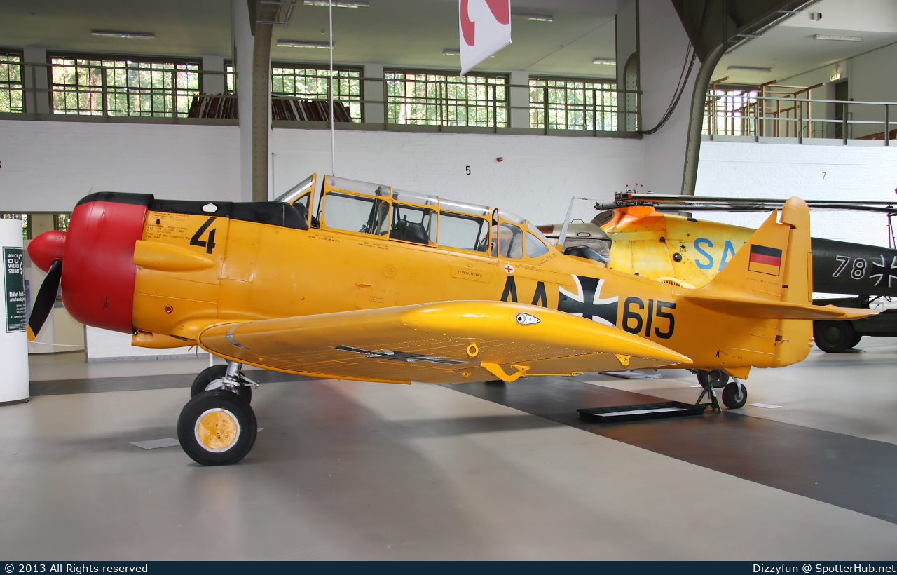 Photo of AA+615 - Canadian Car and Foundry Harvard Mk.IV [North American T-6] operated by German Air Force