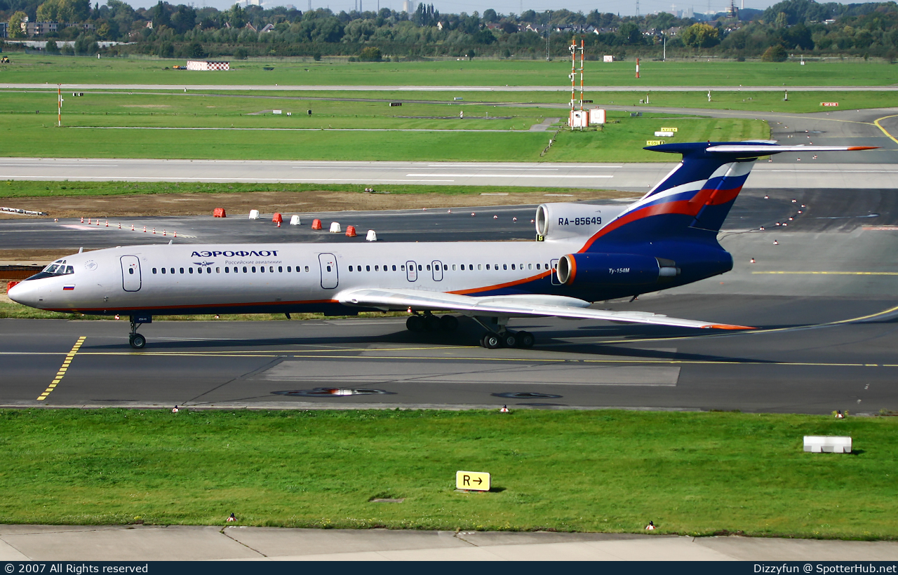 Photo of RA-85649 - Tupolev Tu-154M operated by Aeroflot