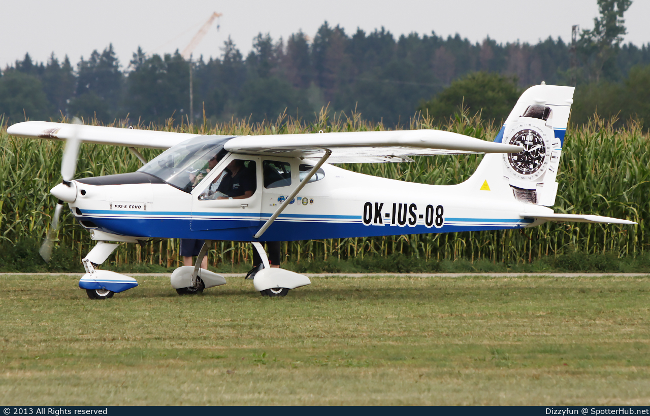 Photo of OK-IUS08 - Tecnam P92 Echo Super operated by Private