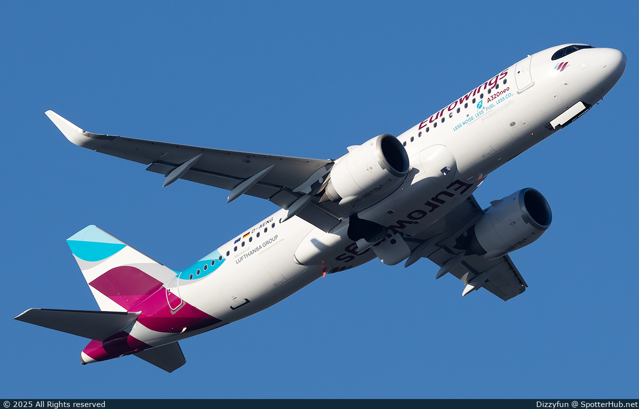 Photo of D-AENG - Airbus A320-251N operated by Eurowings