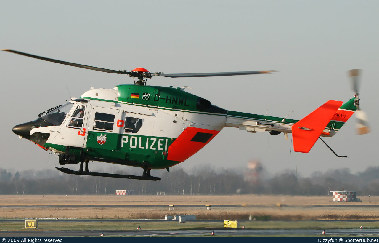 Photo of D-HNWL - MBB BK 117B-2 operated by German Police - Polizeifliegerstaffel Nordrhein-Westfalen