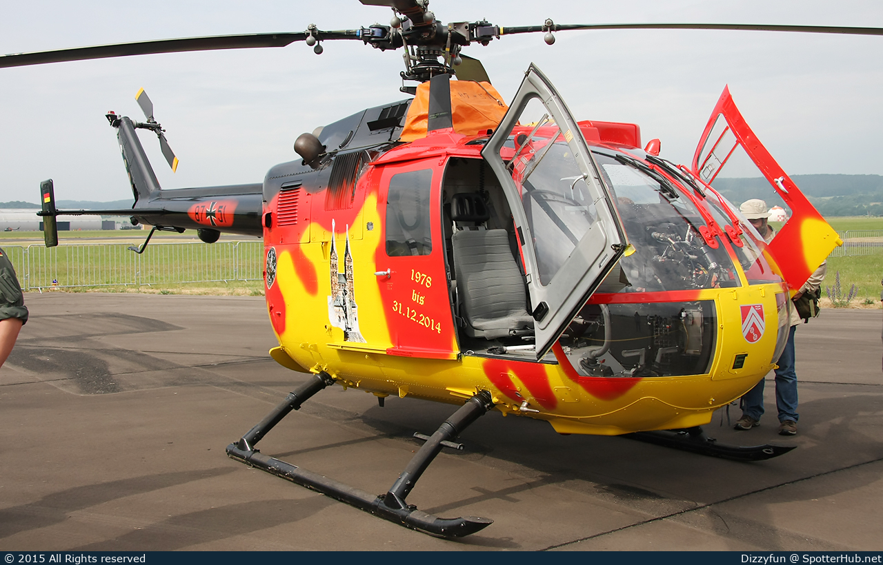 Photo of 87+51 - MBB Bo 105P1M operated by German Army