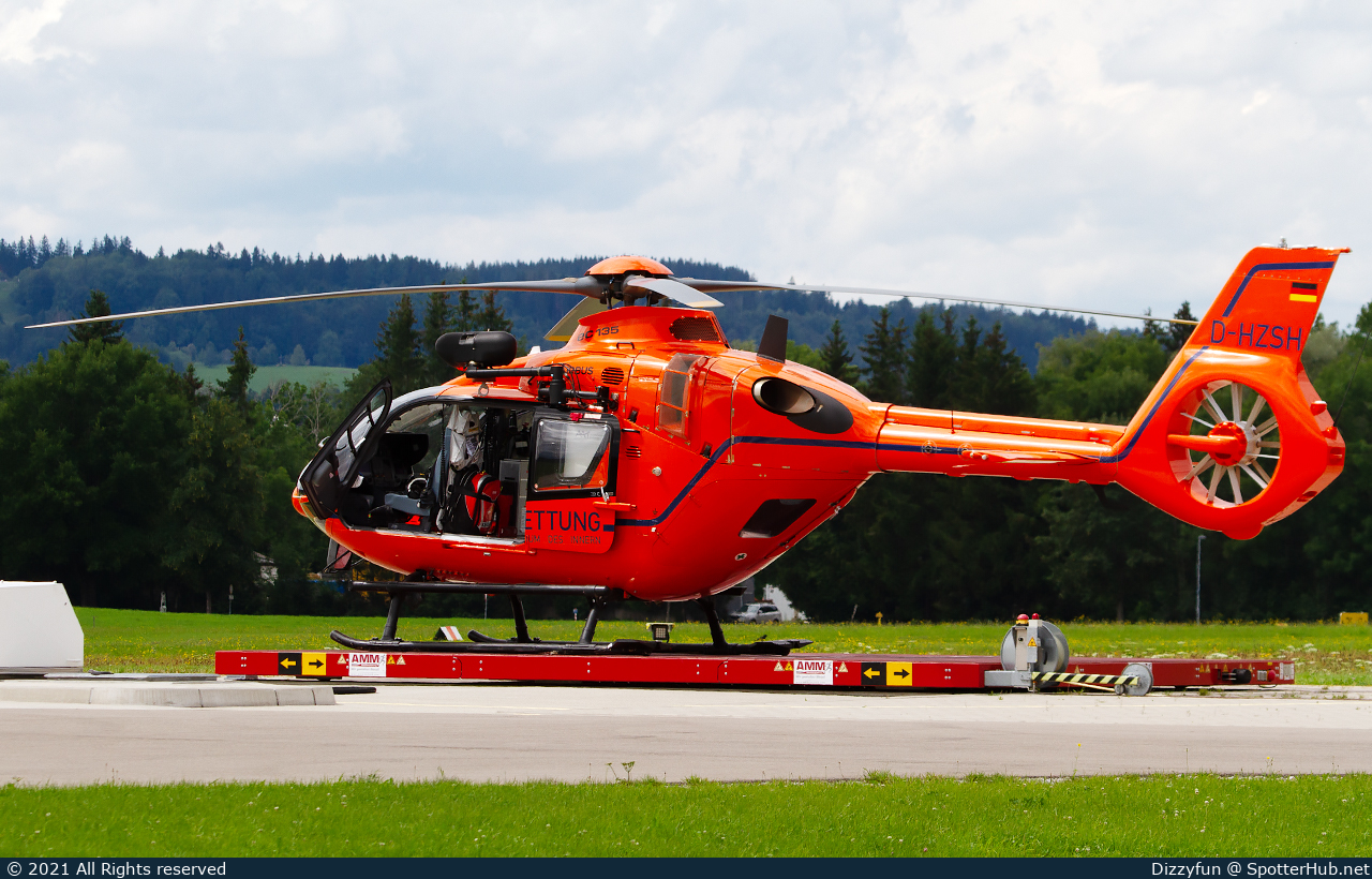 Photo of D-HZSH - Eurocopter EC135 T3 operated by German Federal Ministry of the Interior - Luftrettung