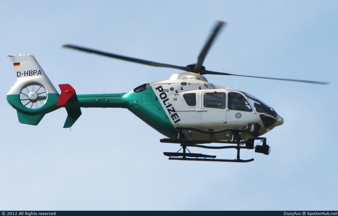 Photo of D-HBPA - Eurocopter EC135 P3 operated by German Police - Hubschrauberstaffel Bayern