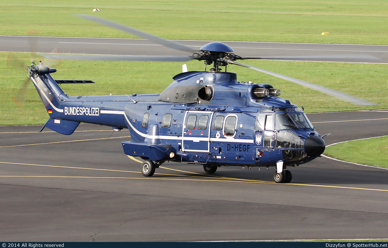 Photo of D-HEGF - Aérospatiale AS332L1 Super Puma operated by German Police - Bundespolizei