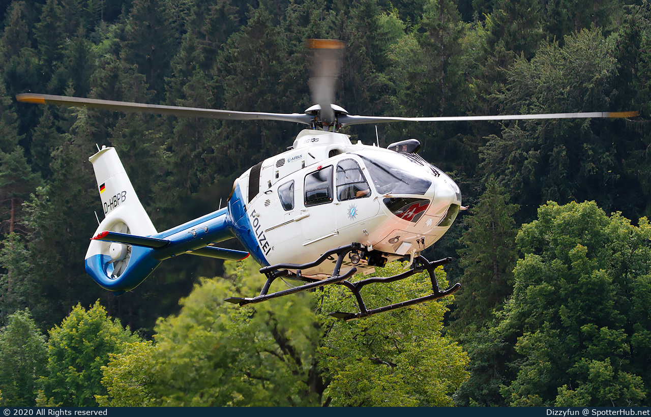 Photo of D-HBPB - Eurocopter EC135 P3 operated by German Police - Hubschrauberstaffel Bayern