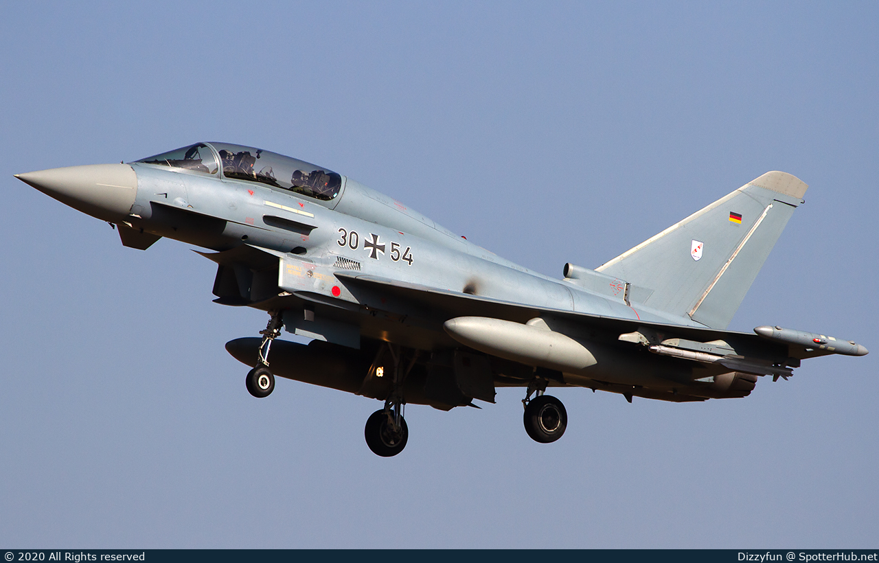Photo of 30+54 - Eurofighter Typhoon EF-2000(T) operated by German Air Force