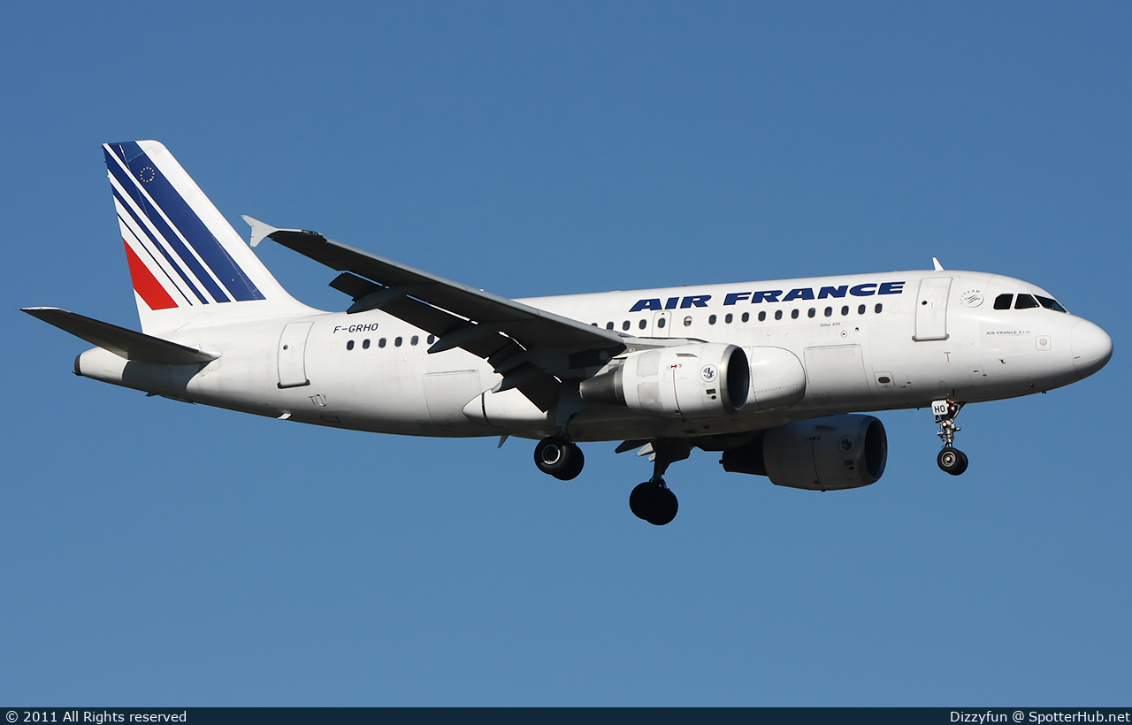 Photo of F-GRHO - Airbus A319-111 operated by Air France