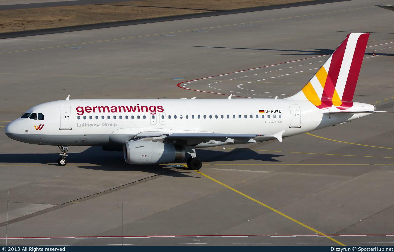 Photo of D-AGWD - Airbus A319-132 operated by Germanwings