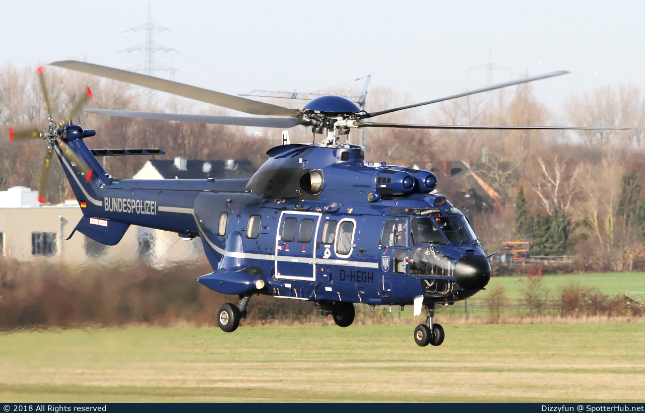 Photo of D-HEGH - Aérospatiale AS332L1 Super Puma operated by German Police - Bundespolizei