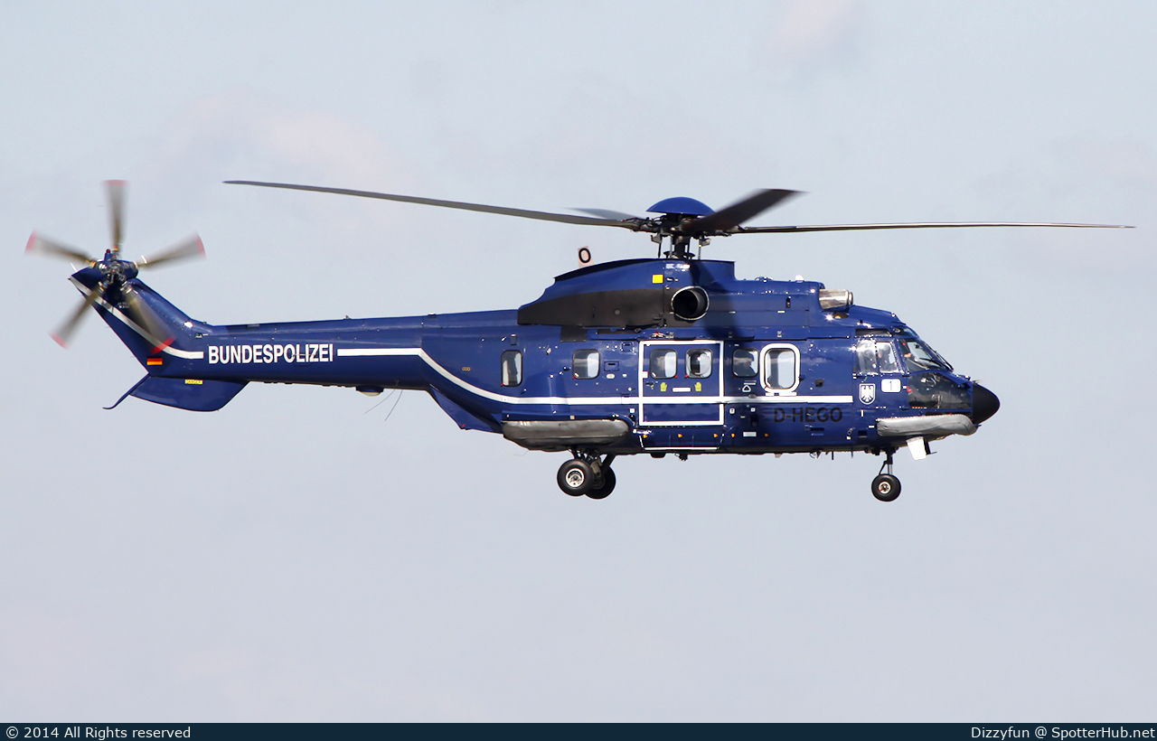 Photo of D-HEGO - Aérospatiale AS332L1 Super Puma operated by German Police - Bundespolizei