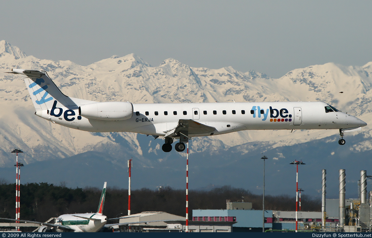 Photo of G-ERJA - Embraer ERJ-145EP operated by flybe