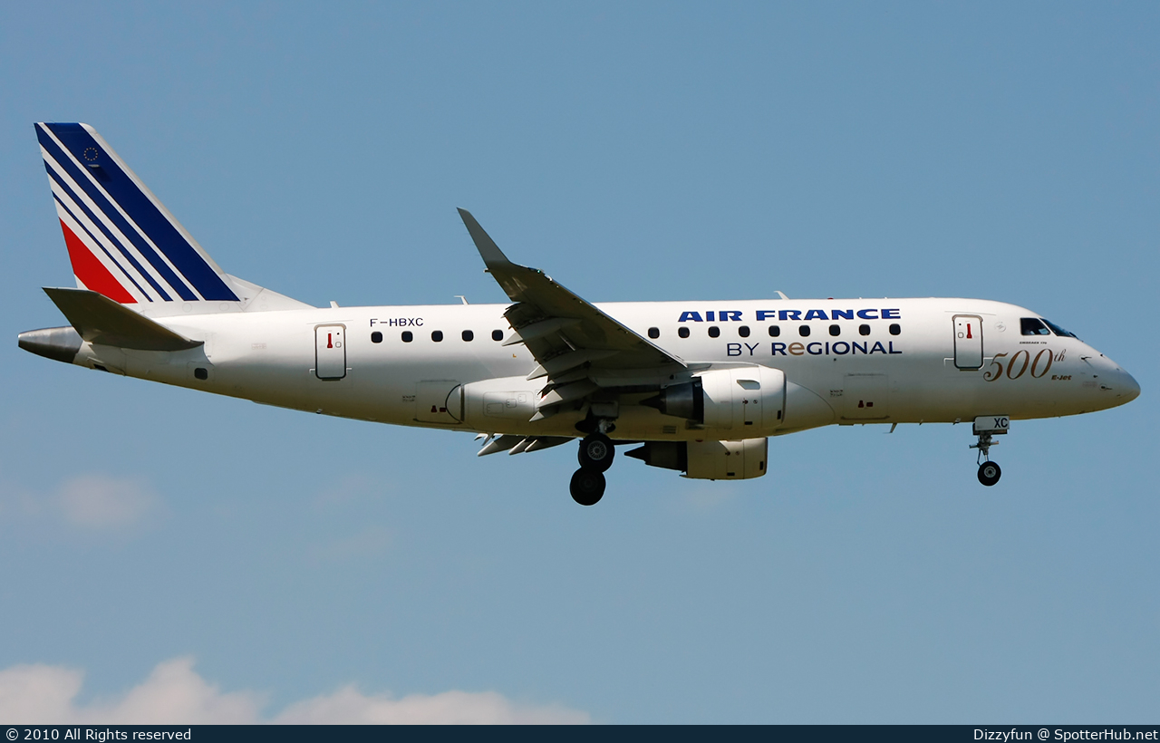 Photo of F-HBXC - Embraer ERJ-170STD operated by Air France (opb Régional)