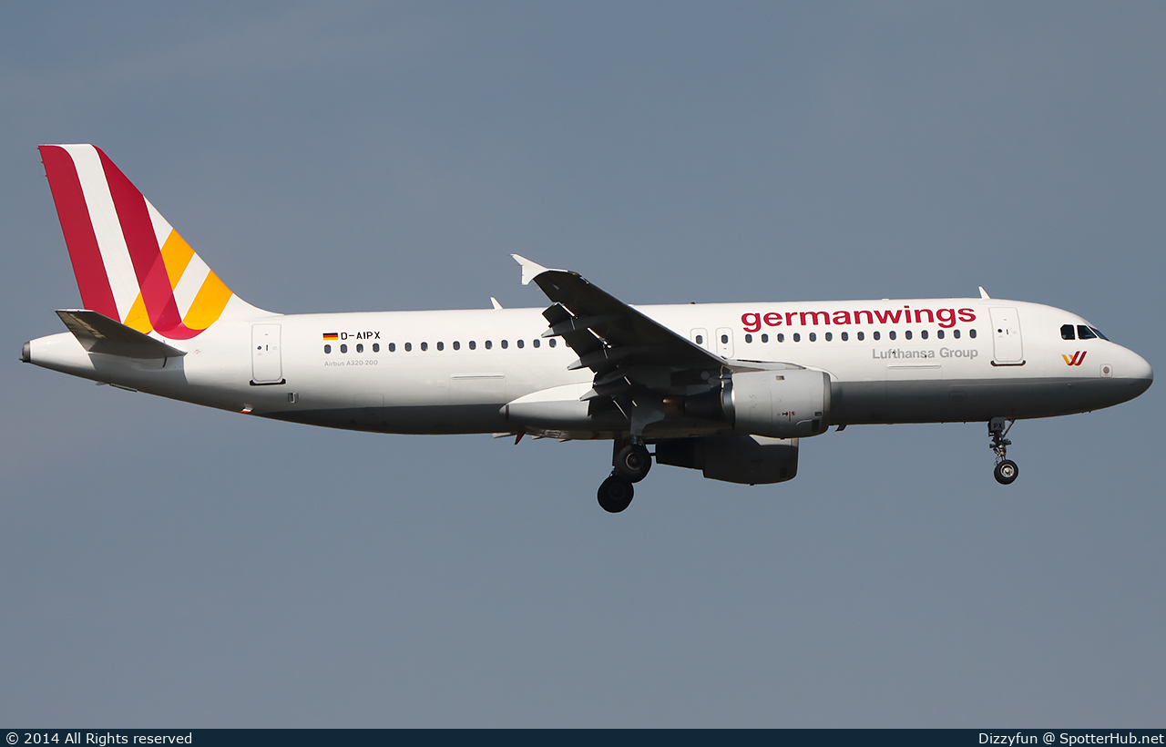 Photo of D-AIPX - Airbus A320-211 operated by Germanwings