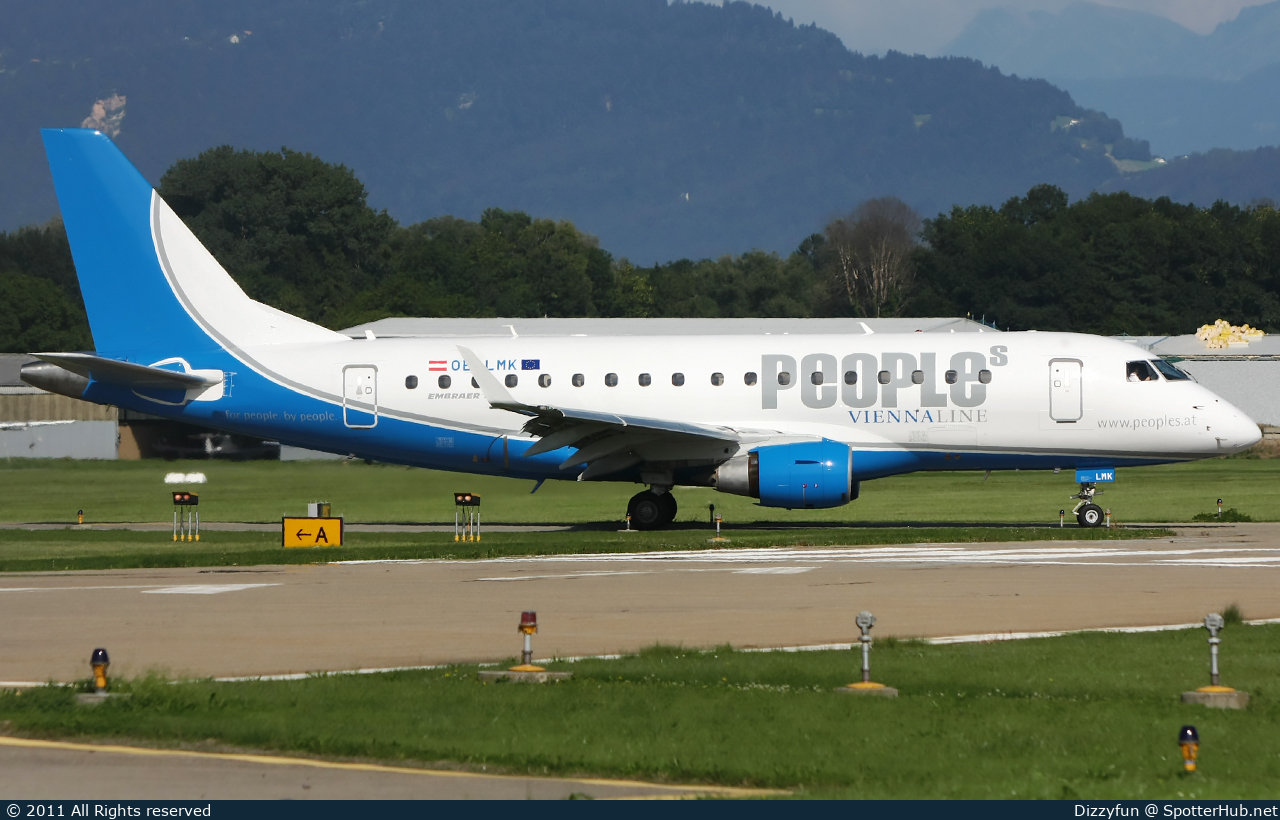 Photo of OE-LMK - Embraer ERJ-170STD operated by People's Viennaline