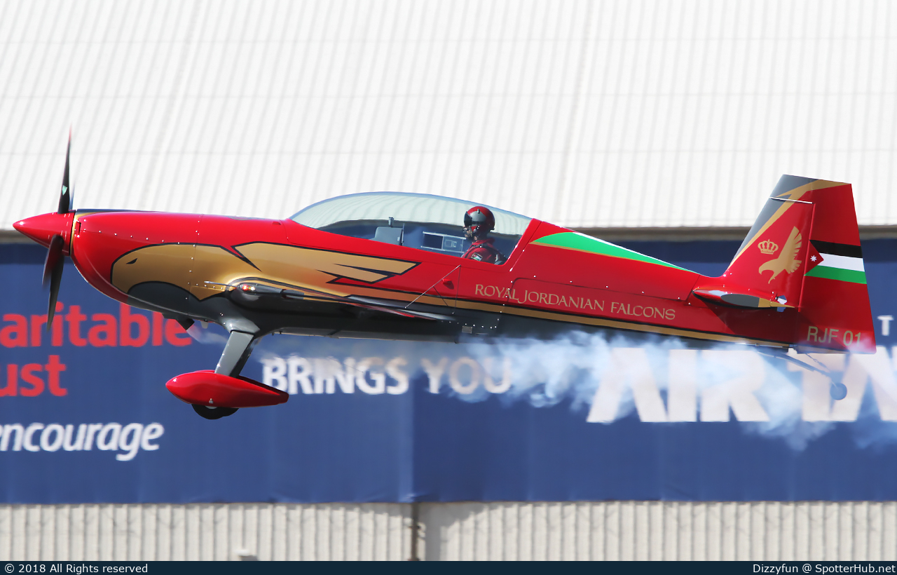 Photo of RJF01 - Extra EA-330LX operated by Royal Jordanian Falcons