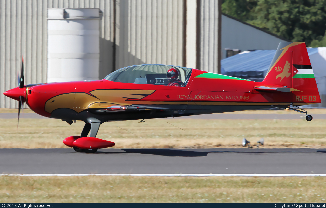 Photo of RJF03 - Extra EA-330LX operated by Royal Jordanian Falcons