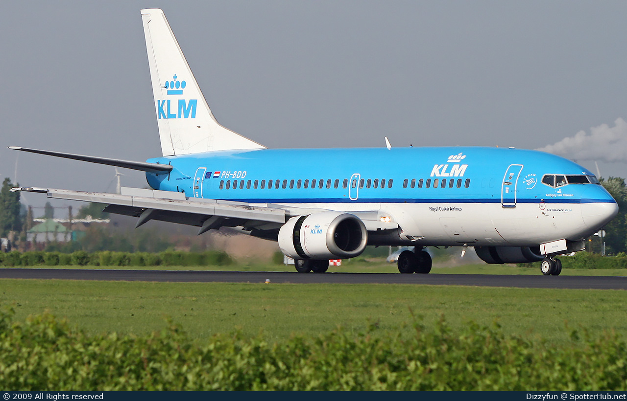 Photo of PH-BDD - Boeing 737-306 operated by KLM Royal Dutch Airlines