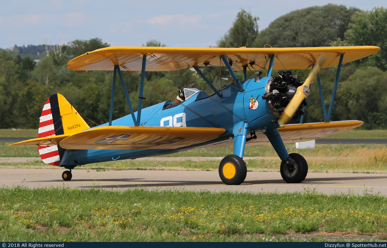 Photo of N68296 - Boeing PT-17 Kaydet operated by Flugwerk Mannheim