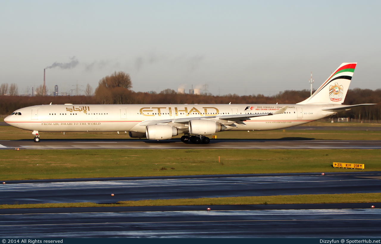 Photo of A6-EHK - Airbus A340-642 operated by Etihad Airways