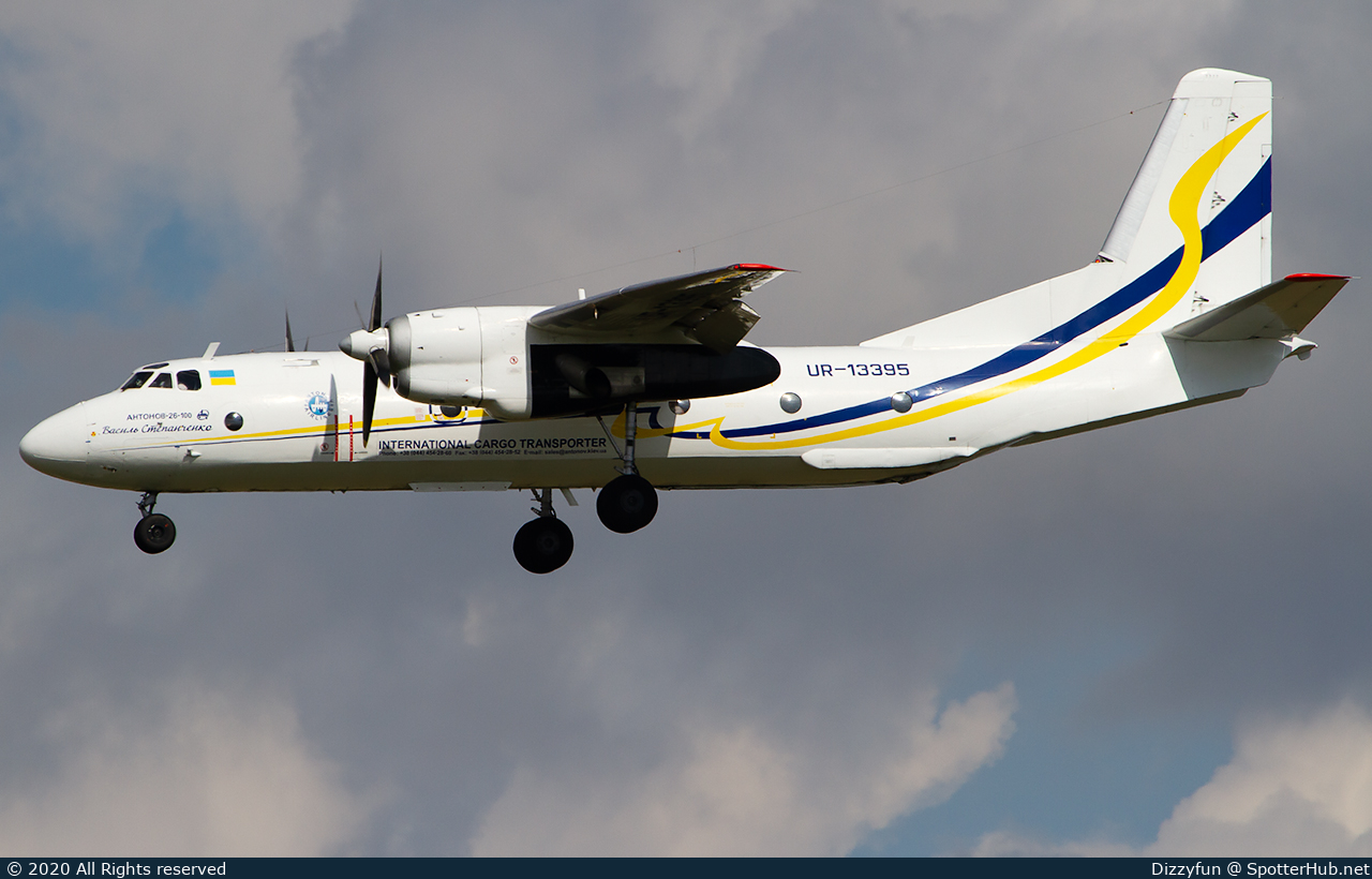 Photo of UR-13395 - Antonov An-26-100 operated by Antonov Airlines