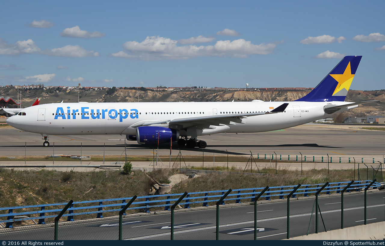 Photo of EC-MIO - Airbus A330-343 operated by Air Europa