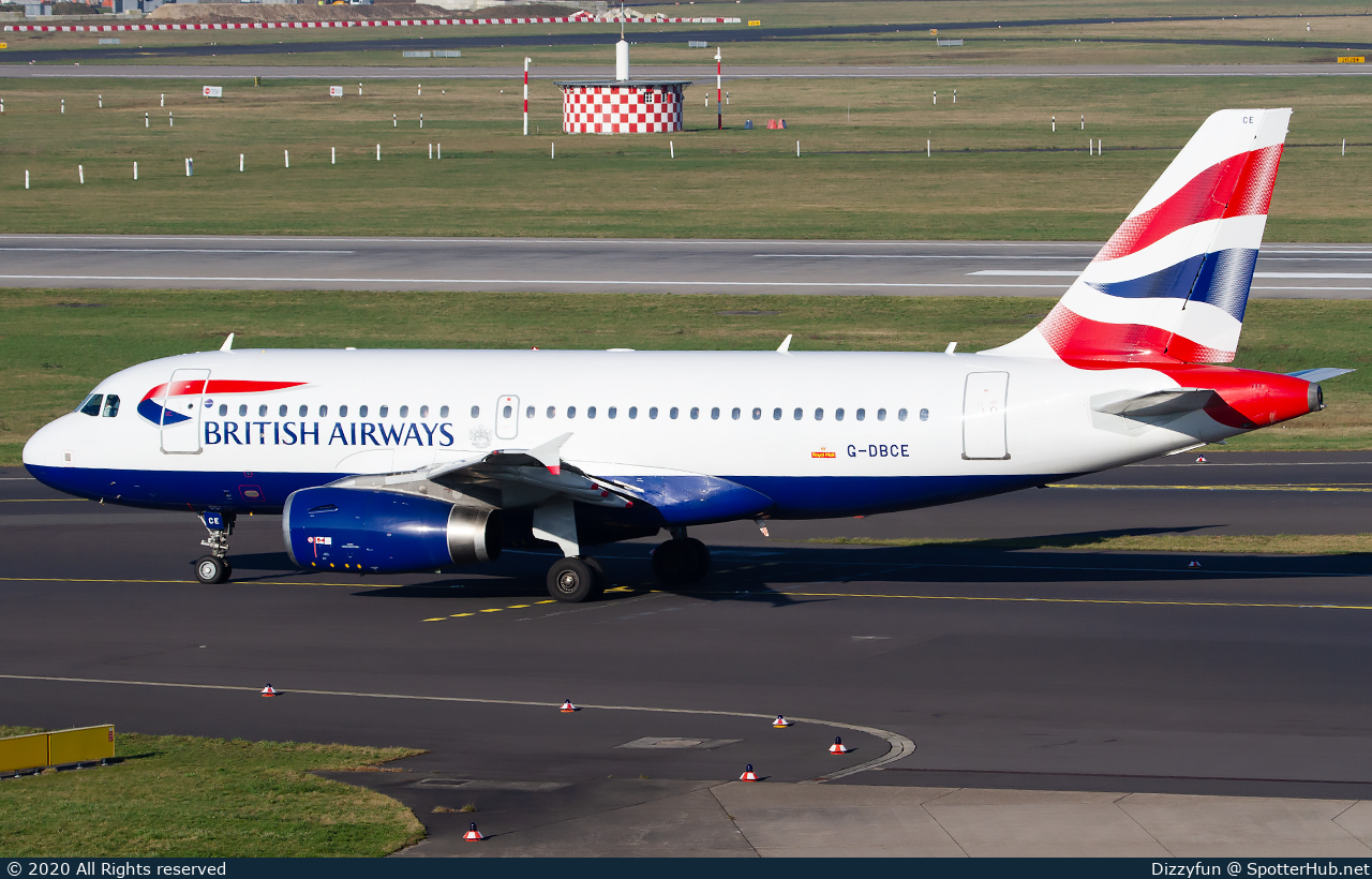 Photo of G-DBCE - Airbus A319-131 operated by British Airways