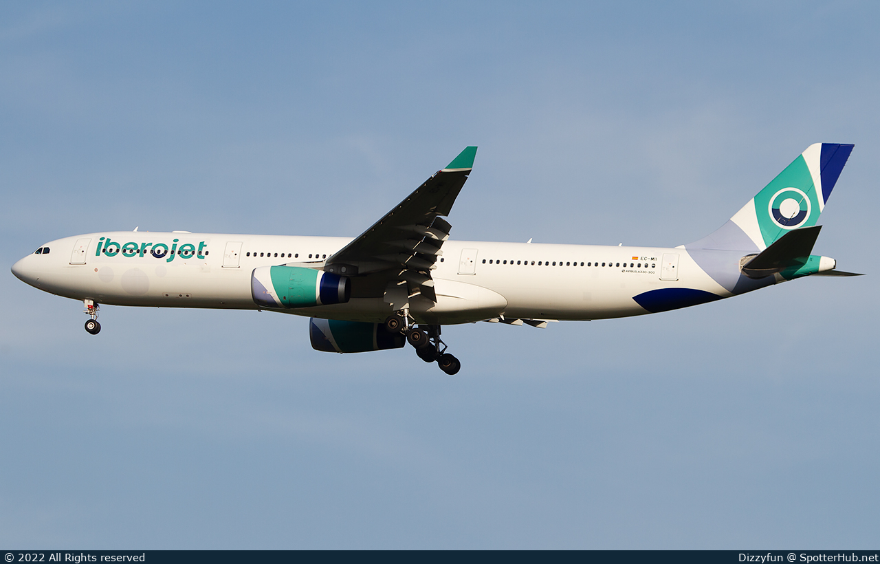 Photo of EC-MII - Airbus A330-343 operated by Iberojet