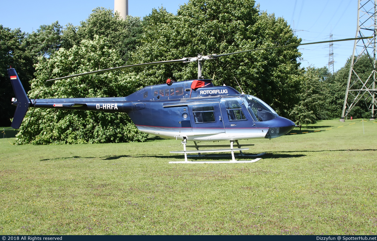 Photo of D-HRFA - Agusta-Bell AB-206B JetRanger III operated by Rotorflug