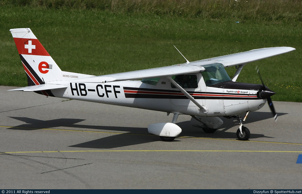 Photo of HB-CFF - Reims-Cessna F152 operated by Flugschule Eichenberger