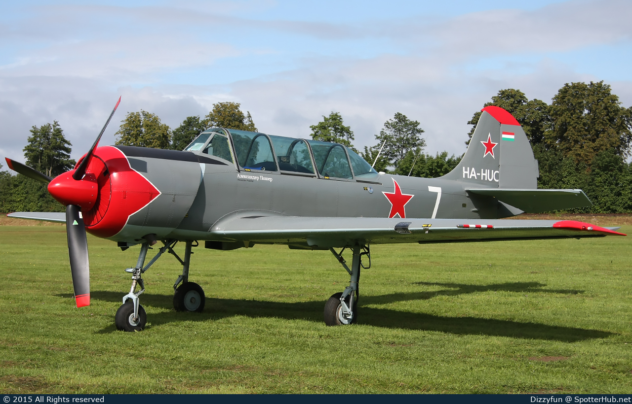Photo of HA-HUC - Yakovlev Yak-52 operated by Private