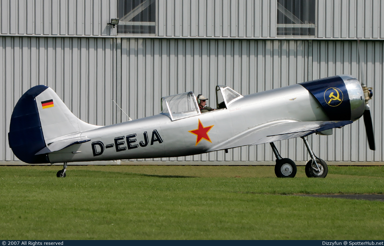 Photo of D-EEJA - Yakovlev Yak-50 operated by Private