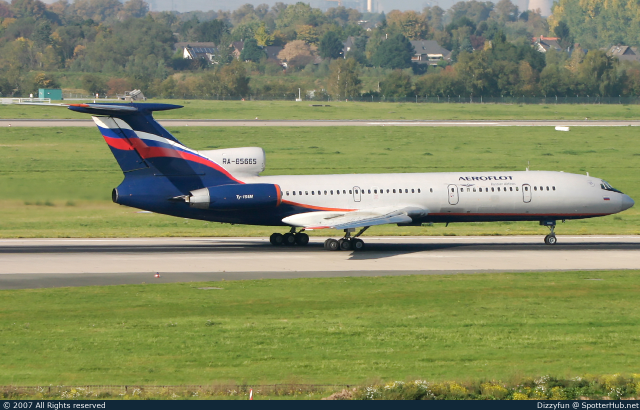 Photo of RA-85665 - Tupolev Tu-154M operated by Aeroflot