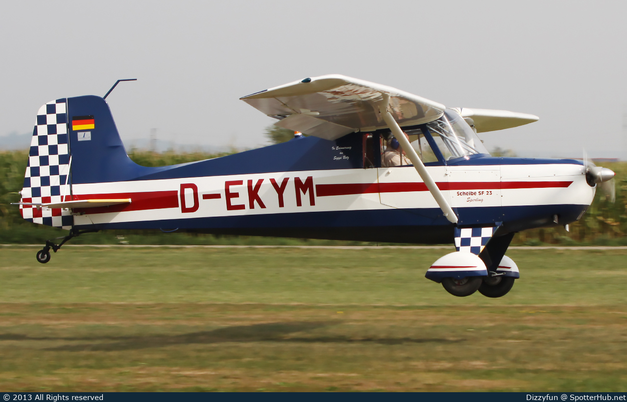 Photo of D-EKYM - Scheibe SF 23B Sperling operated by Private