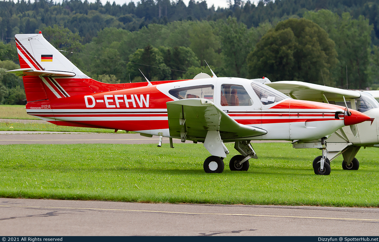 Photo of D-EFHW - Rockwell Commander 112A operated by Private