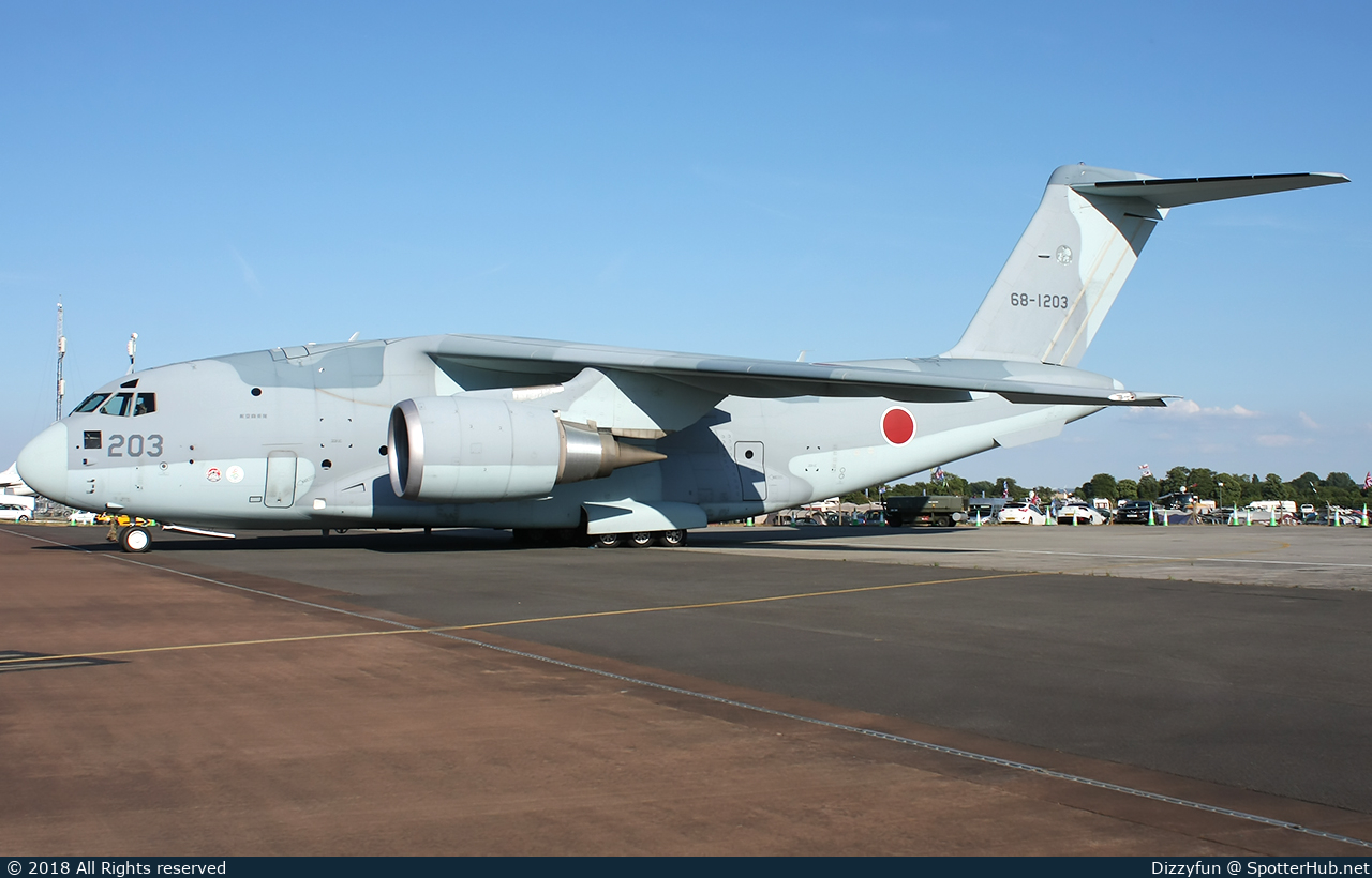 Photo of 68-1203 - Kawasaki C-2 operated by Japan Air Self-Defense Force
