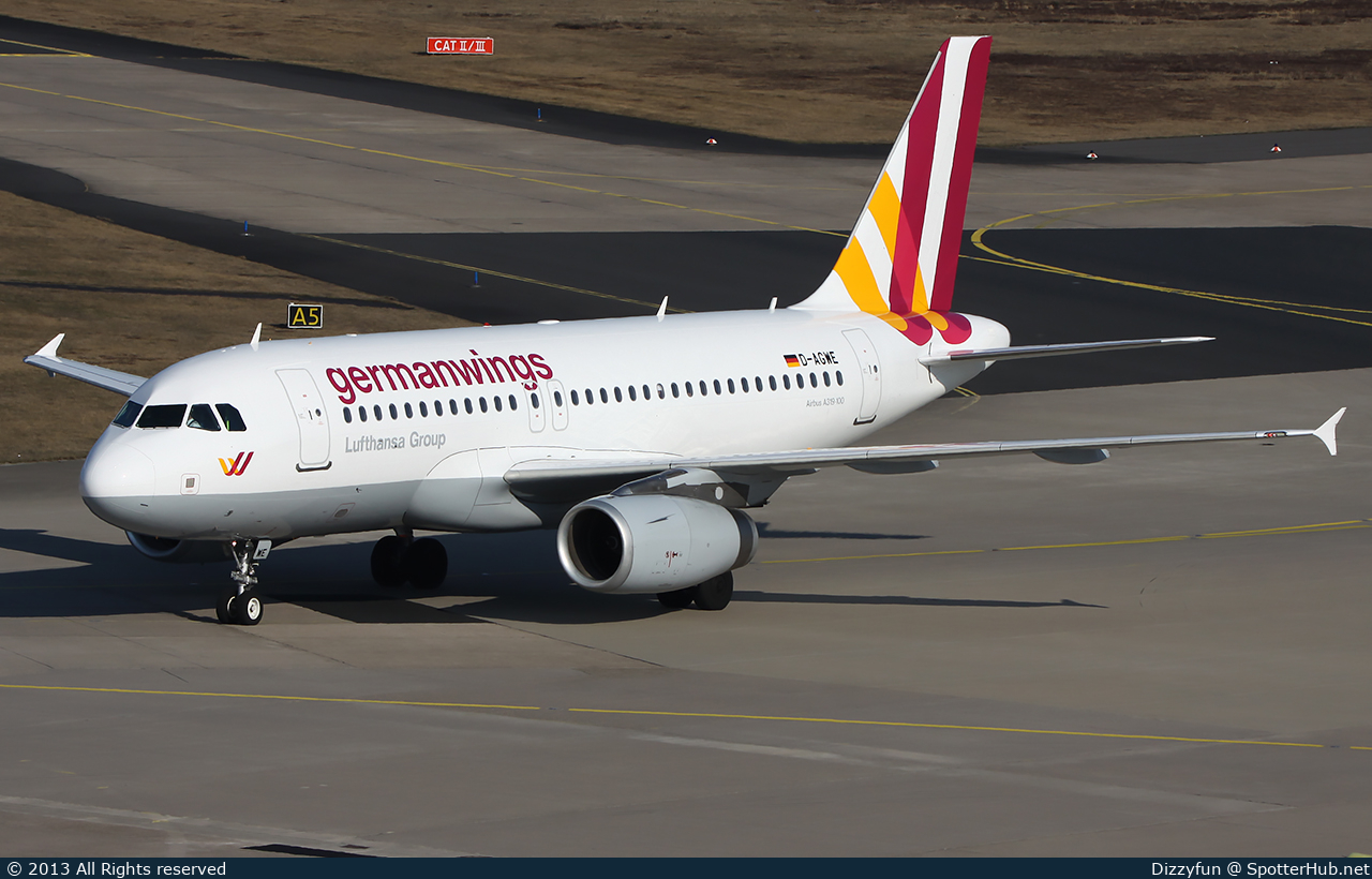 Photo of D-AGWE - Airbus A319-132 operated by Germanwings