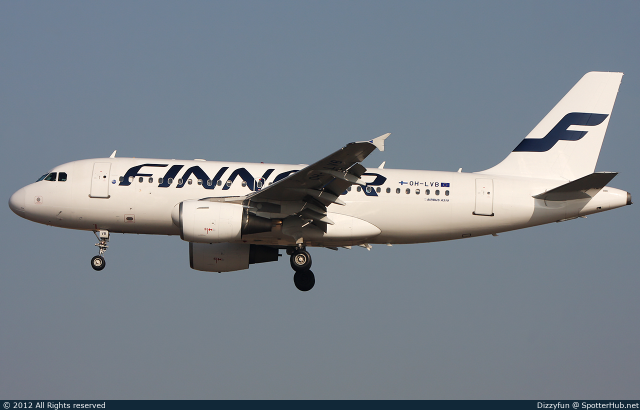 Photo of OH-LVB - Airbus A319-112 operated by Finnair