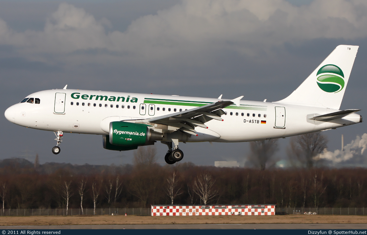 Photo of D-ASTB - Airbus A319-112 operated by Germania