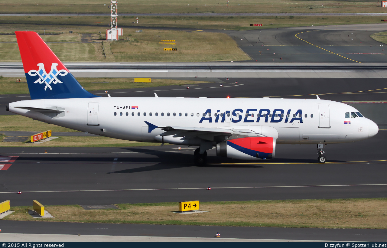 Photo of YU-API - Airbus A319-132 operated by Air Serbia