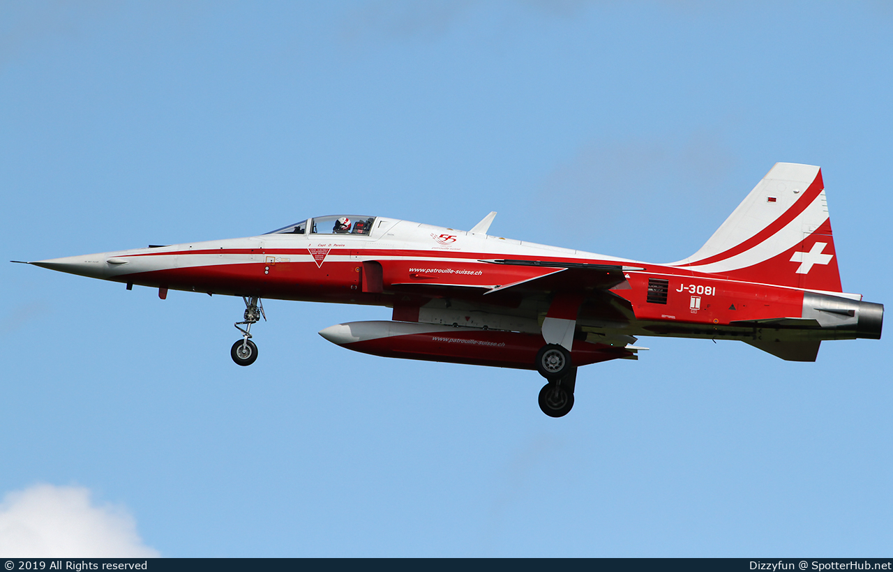 Photo of J-3081 - Northrop F-5E Tiger II operated by Swiss Air Force