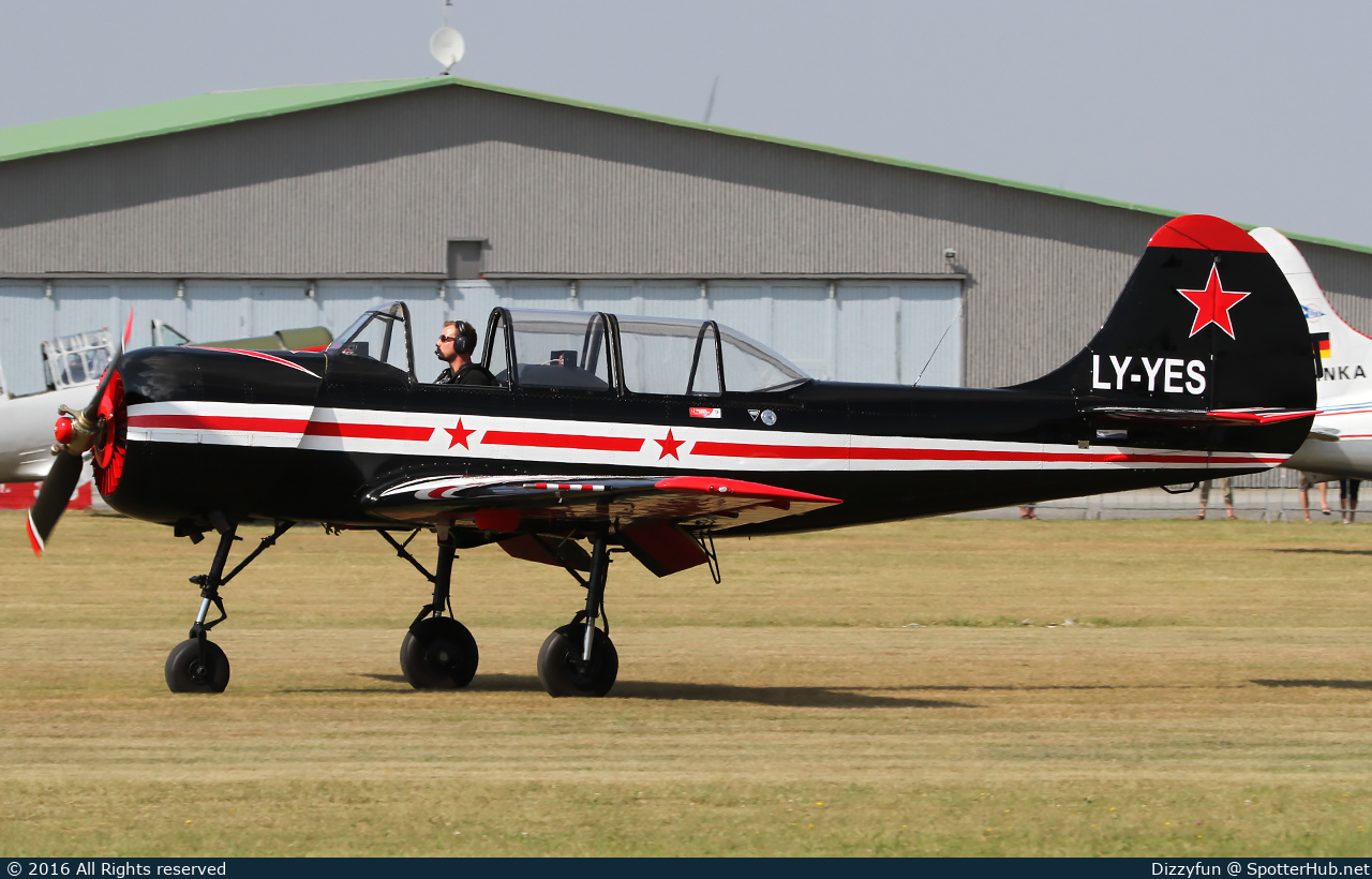 Photo of LY-YES - Yakovlev Yak-52 operated by Private