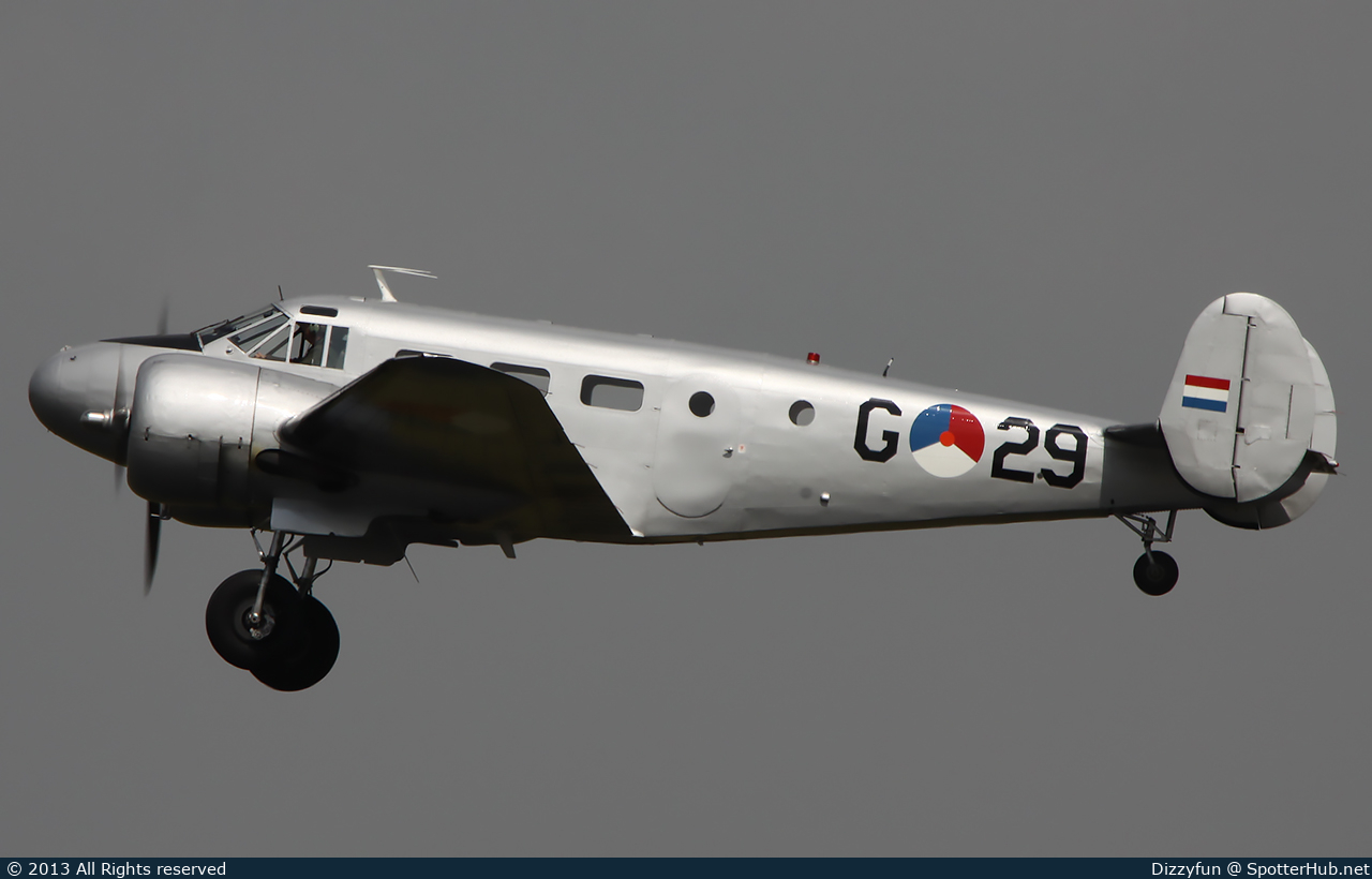 Photo of PH-KHV - Beechcraft C-45D Expeditor operated by Royal Netherlands Air Force Historic Flight