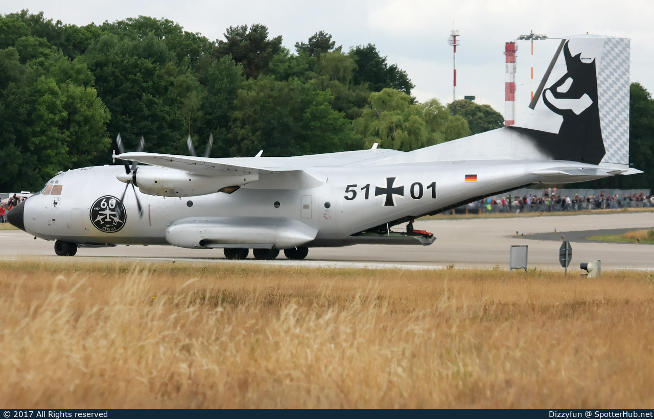 Photo of 51+01 - Transall C-160D operated by German Air Force