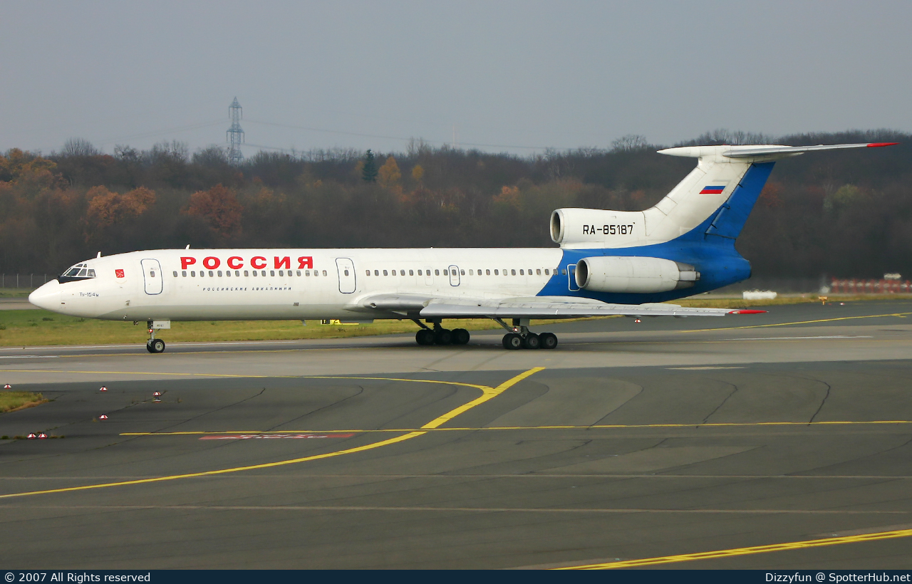 Photo of RA-85187 - Tupolev Tu-154M operated by Rossiya Airlines