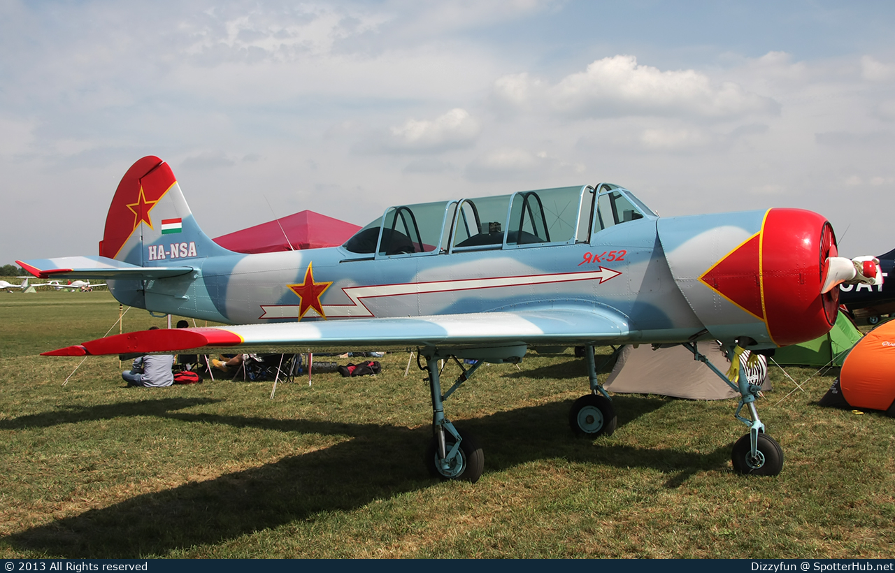 Photo of HA-NSA - Yakovlev Yak-52 operated by AeroClub Altenburg