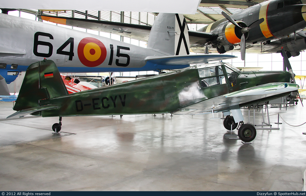 Photo of D-ECYV - Bücker Bü 181C-1 Bestmann operated by Deutsches Museum