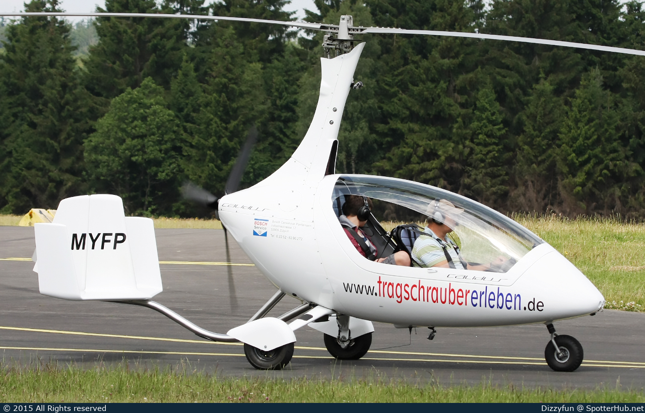 Photo of D-MYFP - AutoGyro Calidus operated by Private