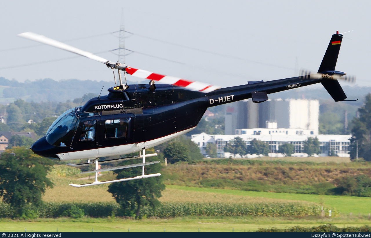 Photo of D-HJET - Bell 206B JetRanger III operated by Rotorflug